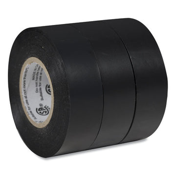 Duck® Pro Electrical Tape, 1" Core, 0.75" X 50 Ft, Black, 3-pack freeshipping - TVN Wholesale